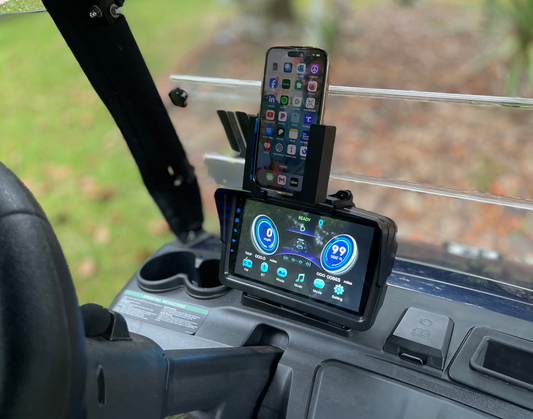 Evolution Golf Cart Dash Phone Holder